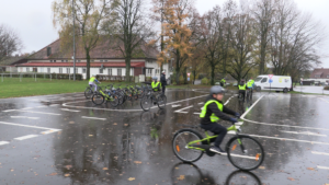 Verkehrsübungsplatz Fahrradfahrer